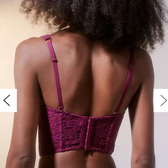 Urban Outfitters Out From Under Dark Romantic Convertible Corset - Picture 3 of 8